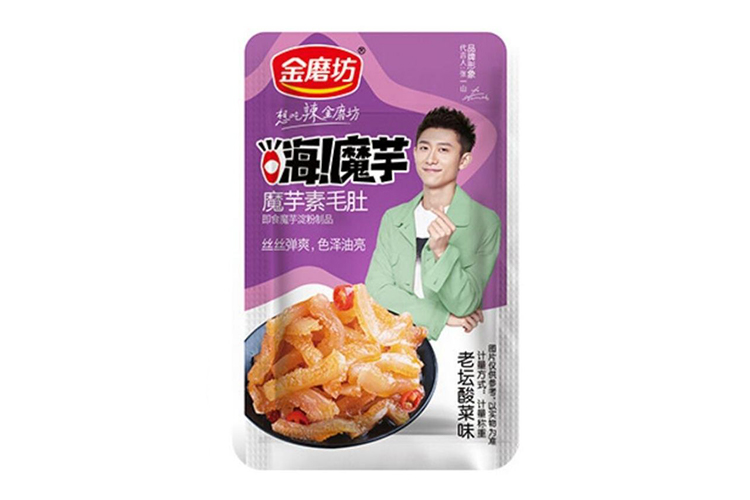 JINMOFANG VEGETARIAN BEEF STOMACH PICKLED VEGE FLAVOR 18G 20PACKS